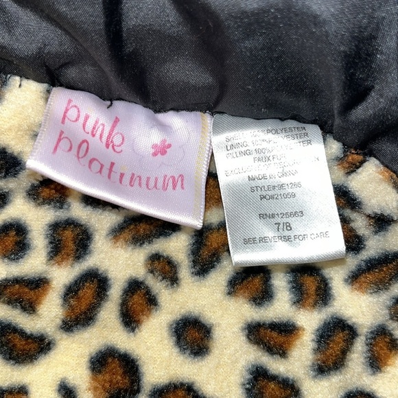 Pink Platinum Cheetah Jacket (Kids) - Picture 5 of 5